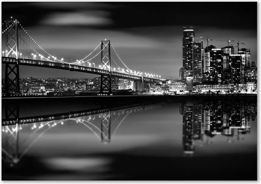 Foto obraz akryl San Francisco nocą