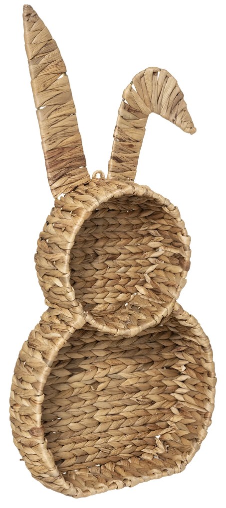 Półka z trawy morskiej w kształcie królika, 30 x 53 cm