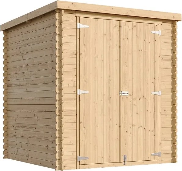 Drewniany domek ogrodowy z podłogą - 3.53 m² / 204x204xH206 cm - M309C1+M309G