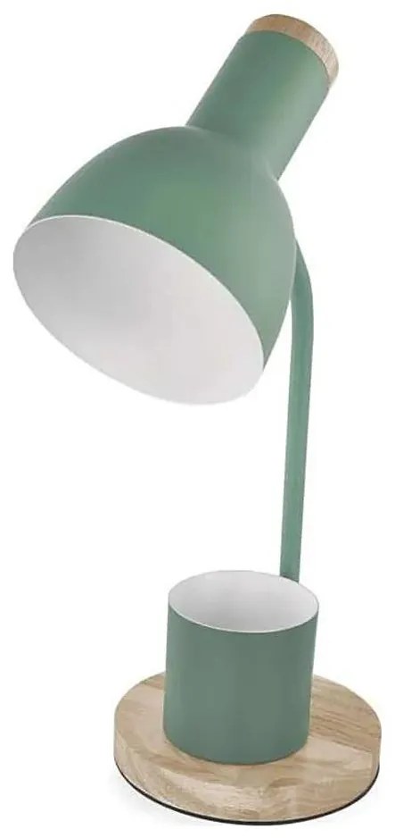 Lampa stołowa POPPY 1xE27/25W/230V zielona