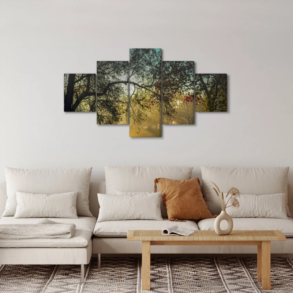 Obraz wschodu słońca (125x70 cm)