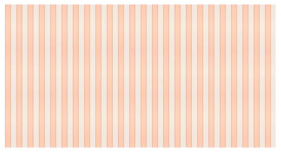 Obrus 137x259 cm Peach Stripe – Meri Meri