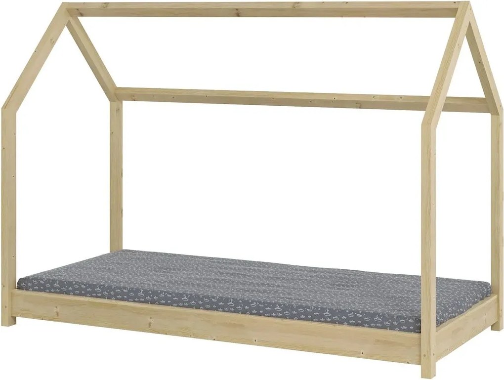 Łóżko dla dziecka domek 80x180 H0-R17