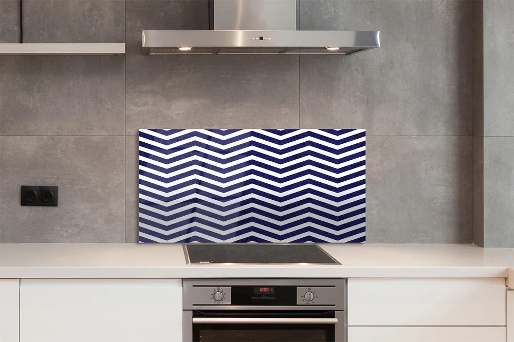 Szkło do Kuchni na Ścianę Klasyczne Paski