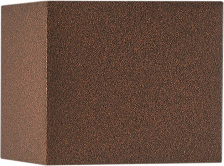 Inteligentna lampa ścienna brązowa rdza IP44 z WiFi GU10 - Baleno