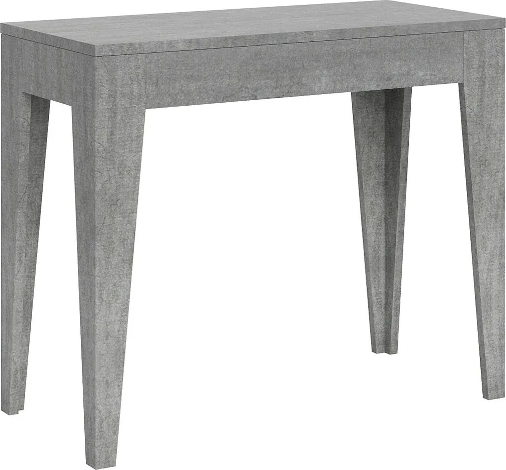 Konsola rozkładana 90x42/198 cm Isotta Small Cementu