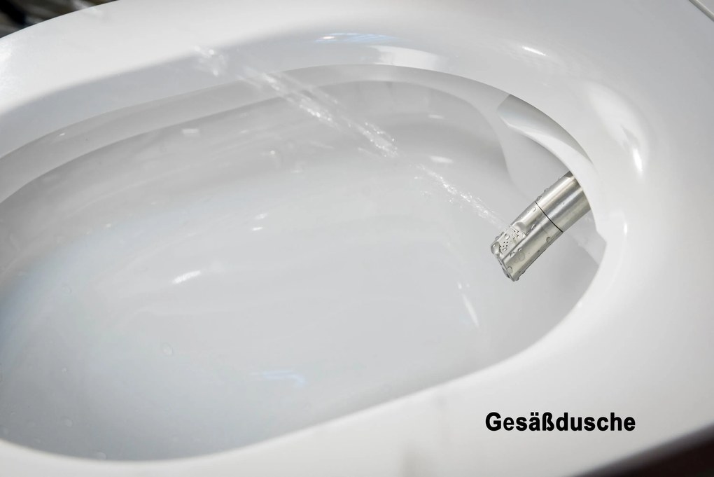Kompletny zestaw WC 9: Toaleta myjąca PRO+ 1102Moduł sanitarny 805 czarny