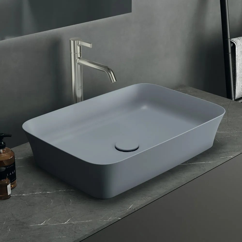 Jasnoniebieska ceramiczna umywalka 55x38 cm Ipalyss – Ideal Standard
