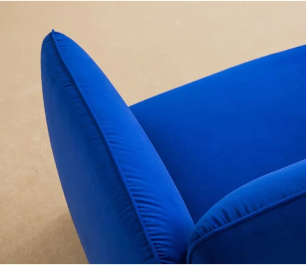 Kremowa sofa z tkaniny szenilowej 204 cm Georgia – Micadoni