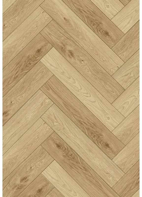 Mexen Anniston panele winylowe jodełka 635 x 127 mm SPC 6,5 mm, podkład IPEX 1,5 mm, 4 V-Fuga, Dąb - F1171-0635-127-505-4V1-01