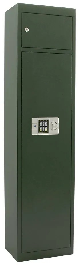 Szafa na broń długą GUN 5EL - zamek elektryczny, 1500x370x265 mm