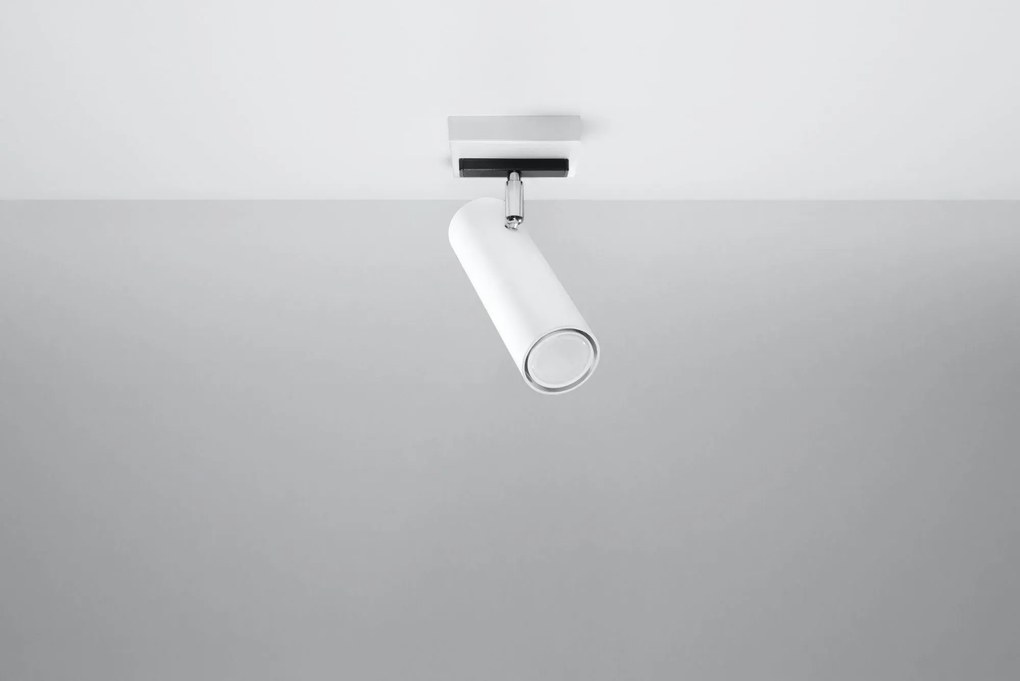 Regulowany plafon LED E812-Beton - biały