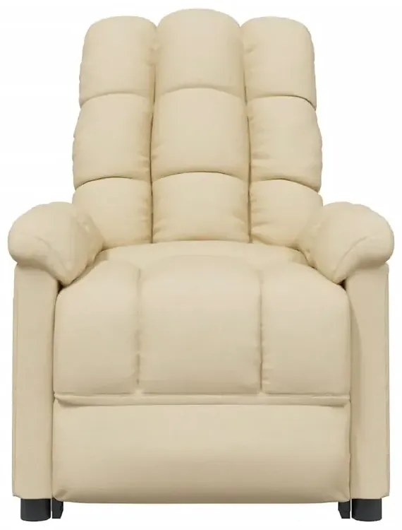 Kremowy rozkładany fotel C2-A70
