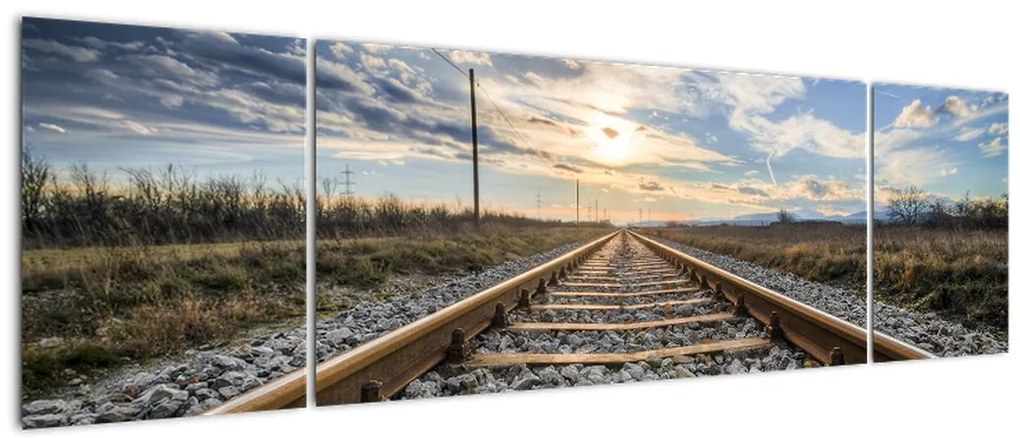 Obraz - Tory (170x50 cm)
