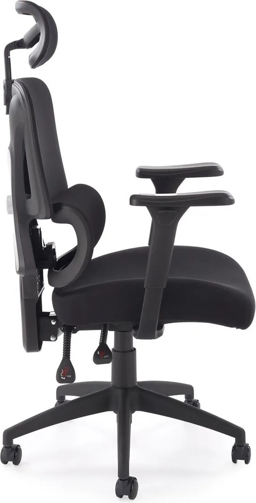 Fotel biurowy z regulacjami Astral Halmar, zgodny z normą BHP