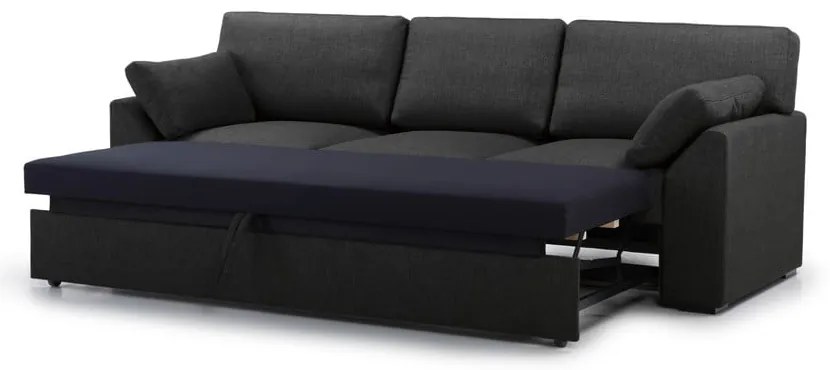 Antracytowa rozkładana sofa 233 cm Janson – Scandic