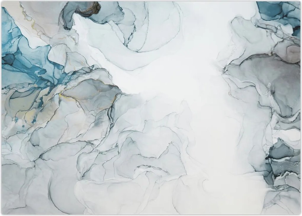Obraz - Niebieski marmur (70x50 cm)