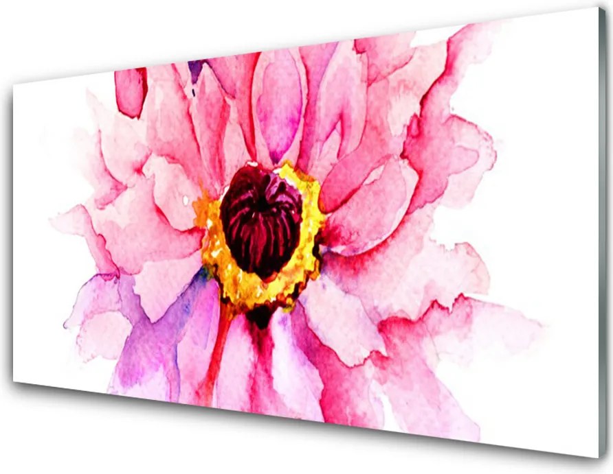 Panel nad blat kuchenny Minimalistyczny Kwiat Na Panelu