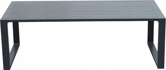 Zestaw mebli ogrodowych antracyt tarasowy 4 el. aluminiowych sofa, kanapa