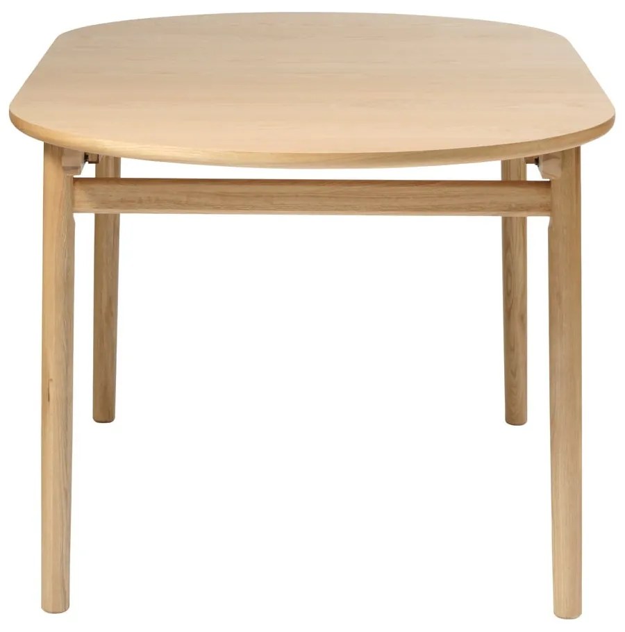 Rozkładany stół w dekorze dębu 100x190 cm Carno – Unique Furniture
