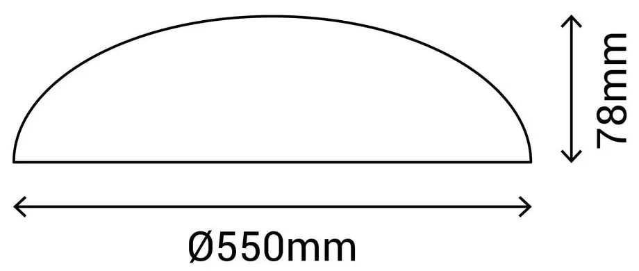 Biała lampa sufitowa SULION Färg, ø 55 cm