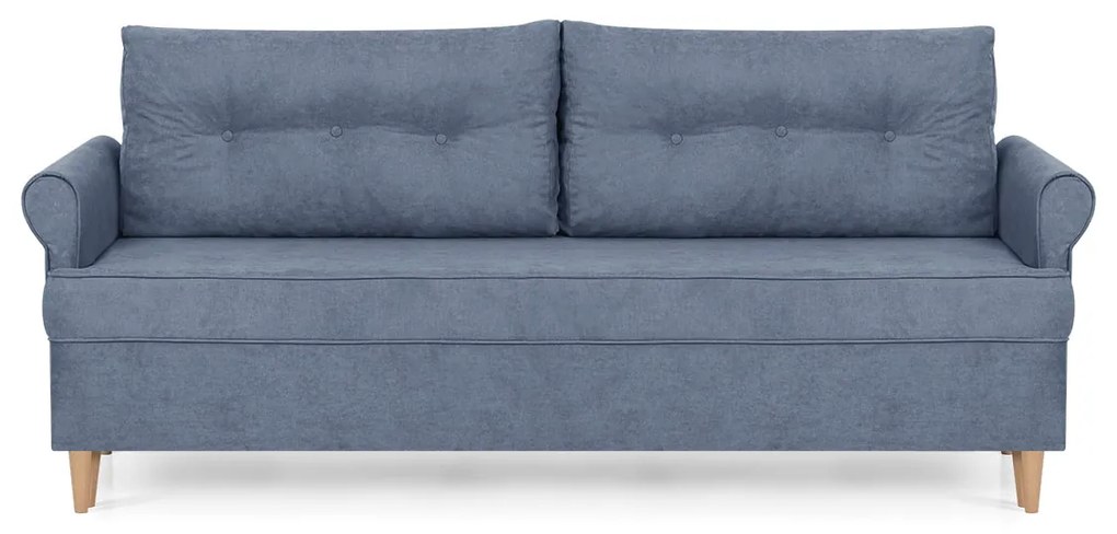 Kanapa sofa 3 os z funkcją spania ELITE Granatowy