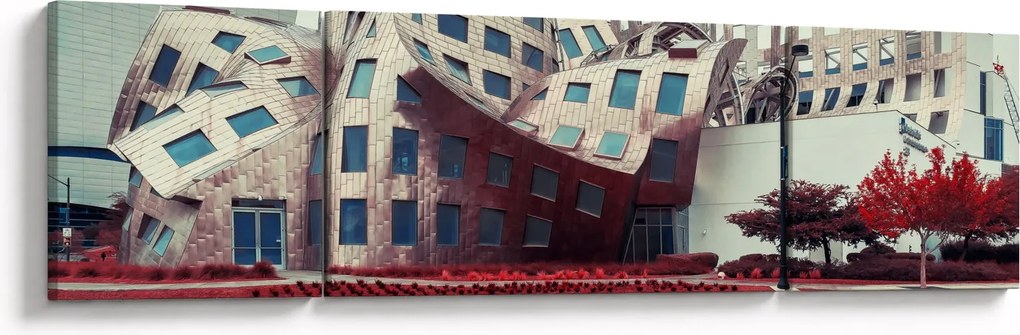 Obraz - budynek architektoniczny (170x50 cm)