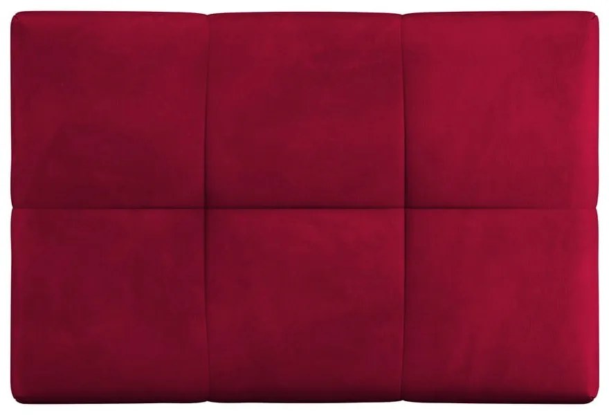 Czerwony moduł aksamitnej sofy Rome Velvet – Cosmopolitan Design
