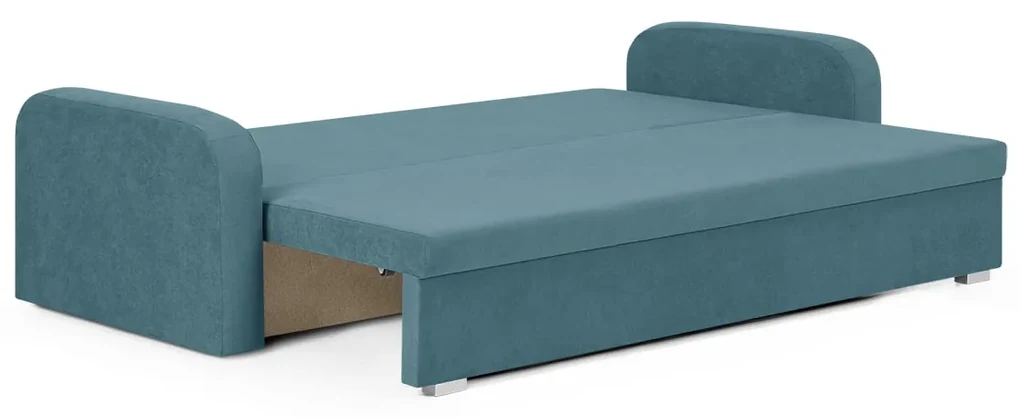 Kanapa sofa 3 os z funkcją spania BERLIN Granatowy