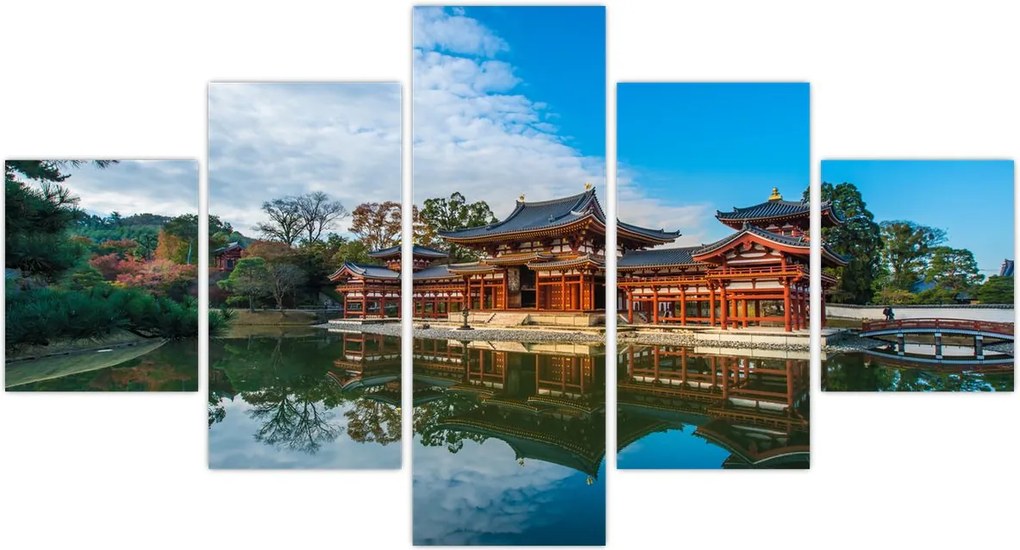 Obraz - Świątynia Byodo-in, Japonia (125x70 cm)