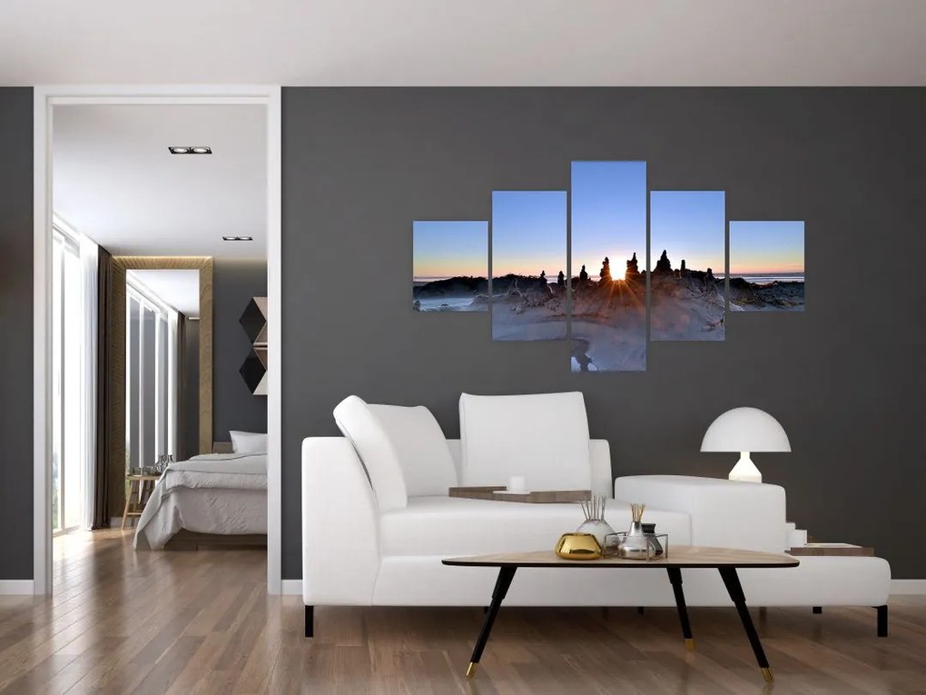 Obraz piaszczystej scenerii (125x70 cm)
