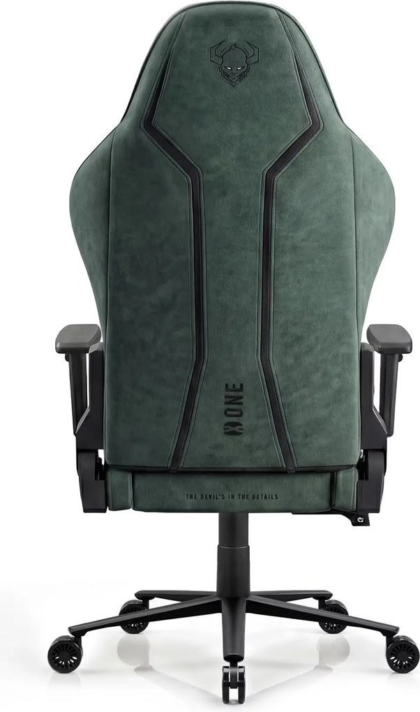 Fotel gamingowy materiałowy Diablo X-One 2.0 Normal Size, Forest Green