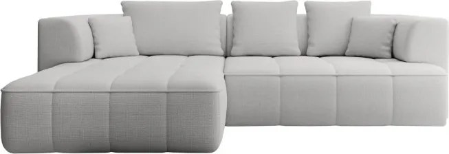 Narożnik ALBIO S Lewostronny z elektryczną regulacją siedziska, funkcja spania, wolnostojący w tkaninie EDEN 17 WERSAL