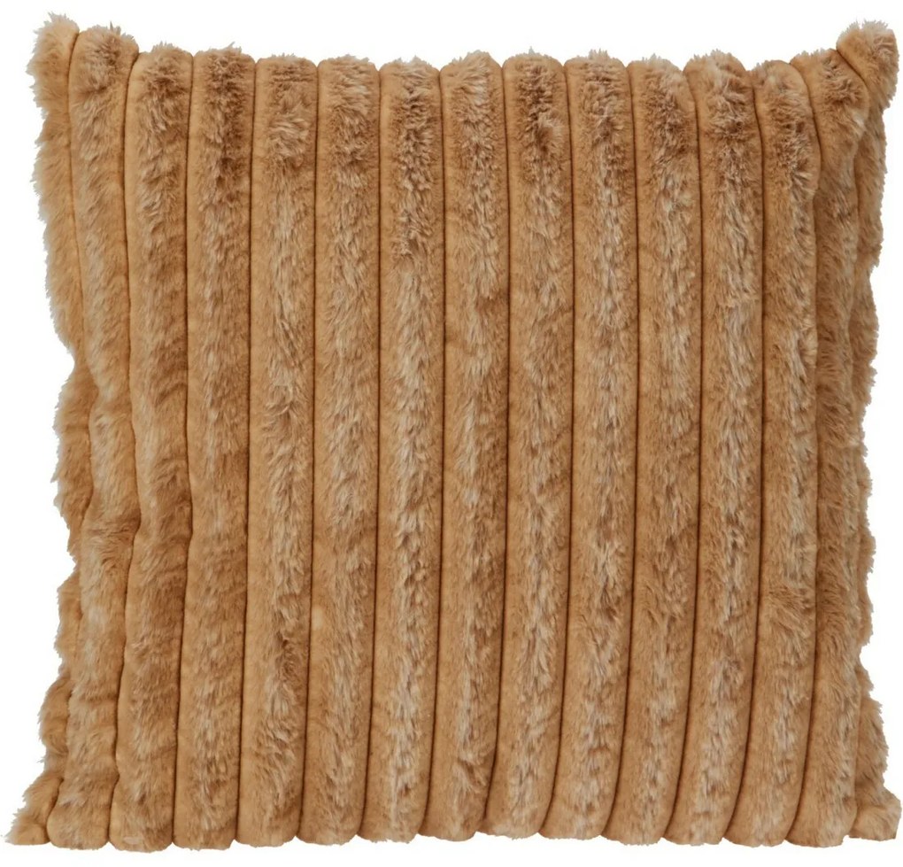 Poduszka Stripes jasnobrązowy, 45 x 45 cm