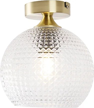 Lampa sufitowa w stylu art deco mosiądz - Sphere
