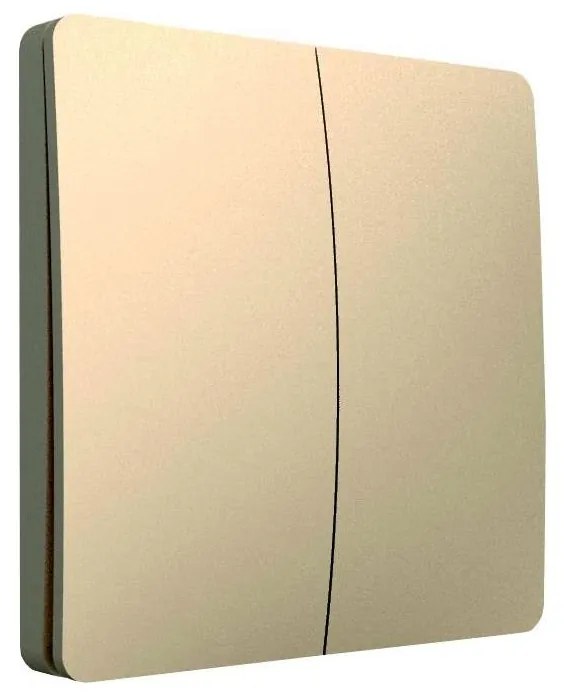 Kinetyczny bezprzewodowy wyłącznik 2P IP67 złoty