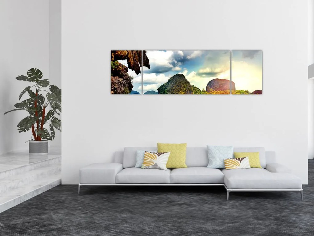 Obraz - Zatoka Phang Nga (170x50 cm)