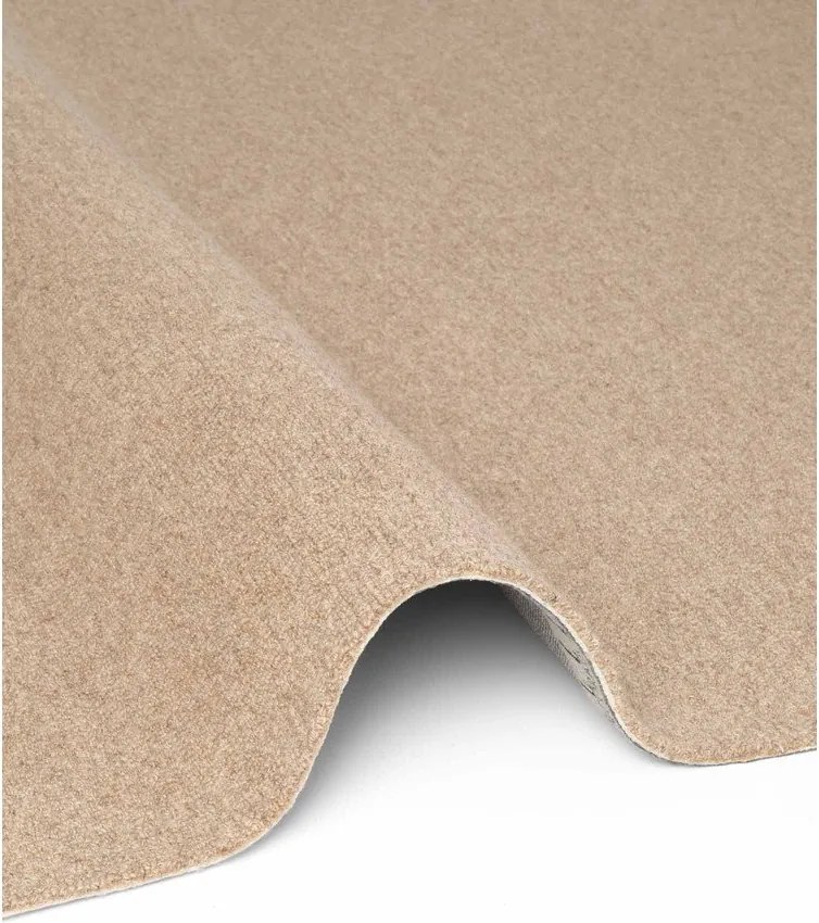 Wełniany dywan tkany ręcznie w naturalnym kolorze 140x200 cm Puristic Knots – Elle Decoration