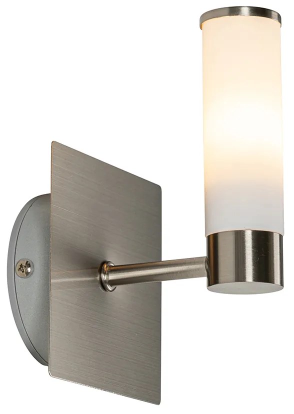 Nowoczesna lampa ścienna do łazienki ze stali IP44 - Bath Nowoczesny Oswietlenie wewnetrzne