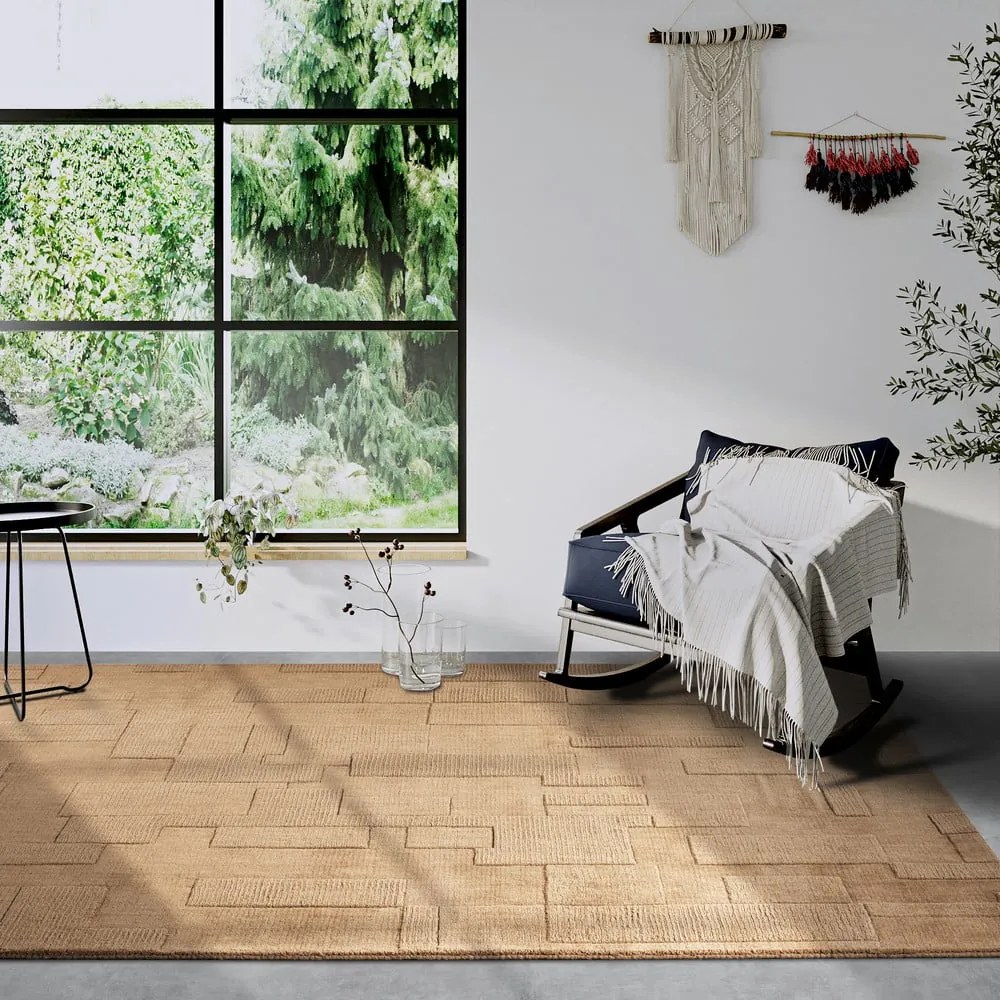 Beżowy wełniany dywan tkany ręcznie 190x280 cm Wilhelmine – Villeroy&amp;Boch