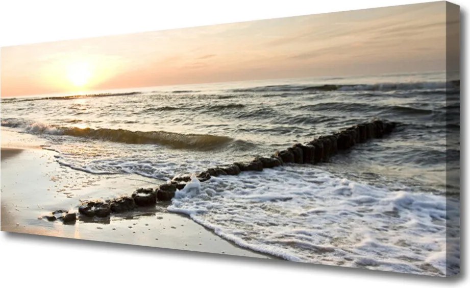 Obraz na płótnie Szum Morskich Fal