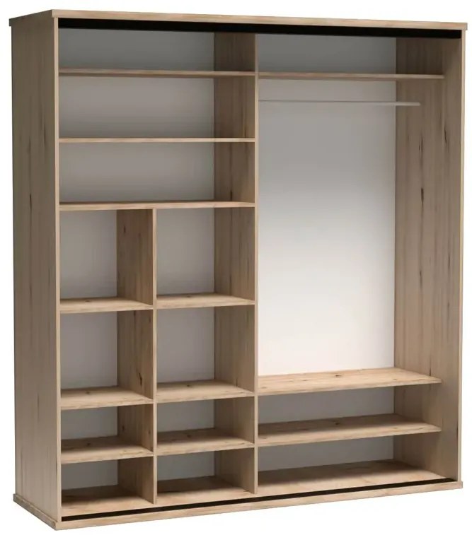 Szafa przesuwna z lamelami 199 cm - Rovel 14X