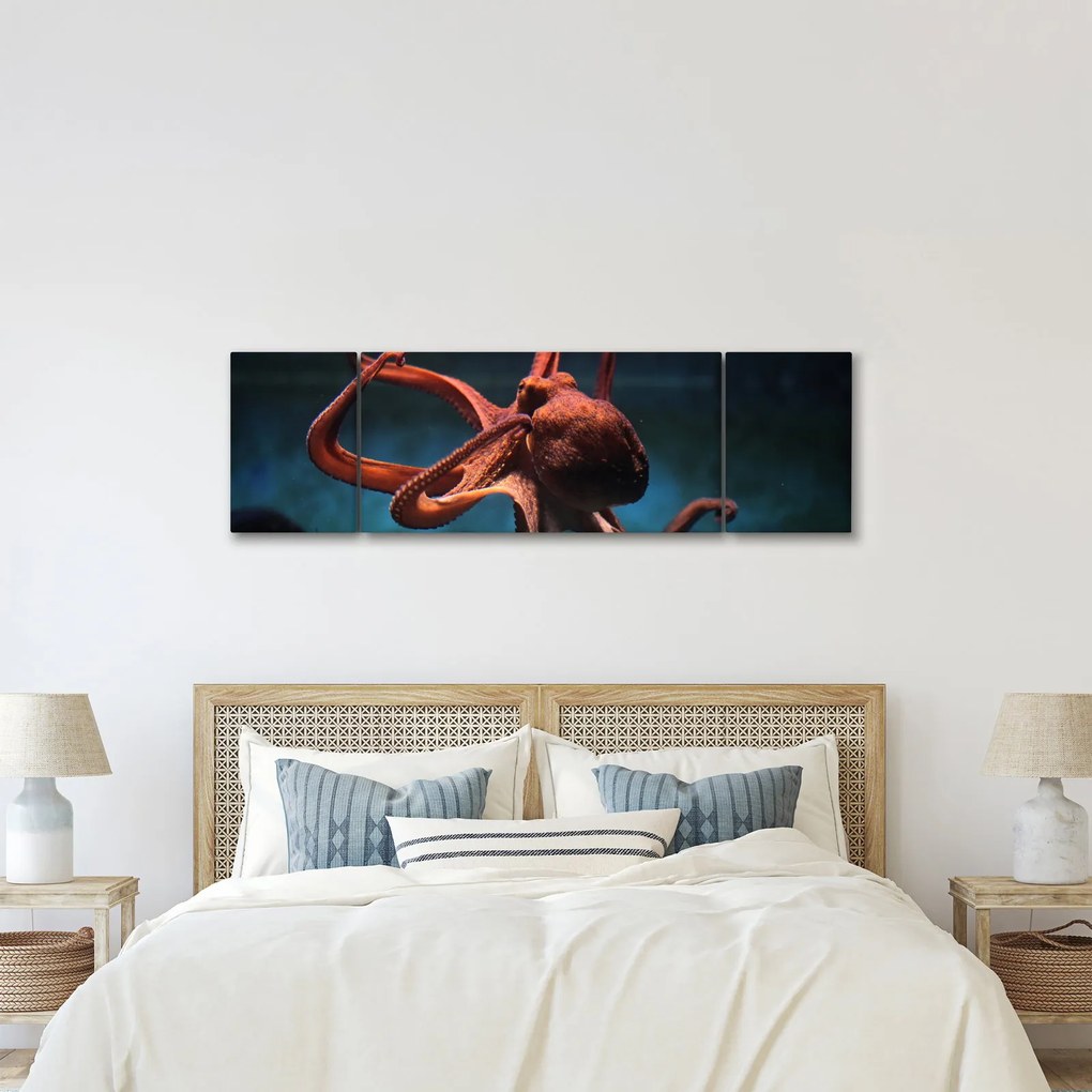 Obraz - Ośmiornica (170x50 cm)
