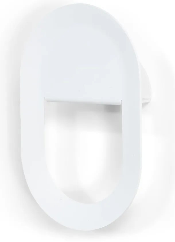 Biały ścienny stalowy haczyk Coucou – Spinder Design