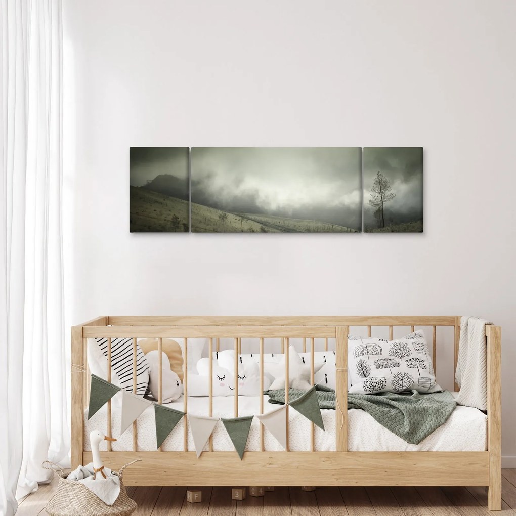 Obraz krajobrazu przed burzą (170x50 cm)