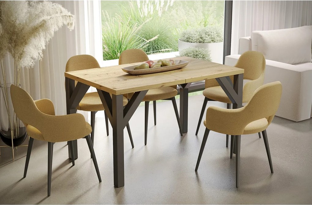 Stół rozkładany BALTIKA 130(240)x90 dąb artisan