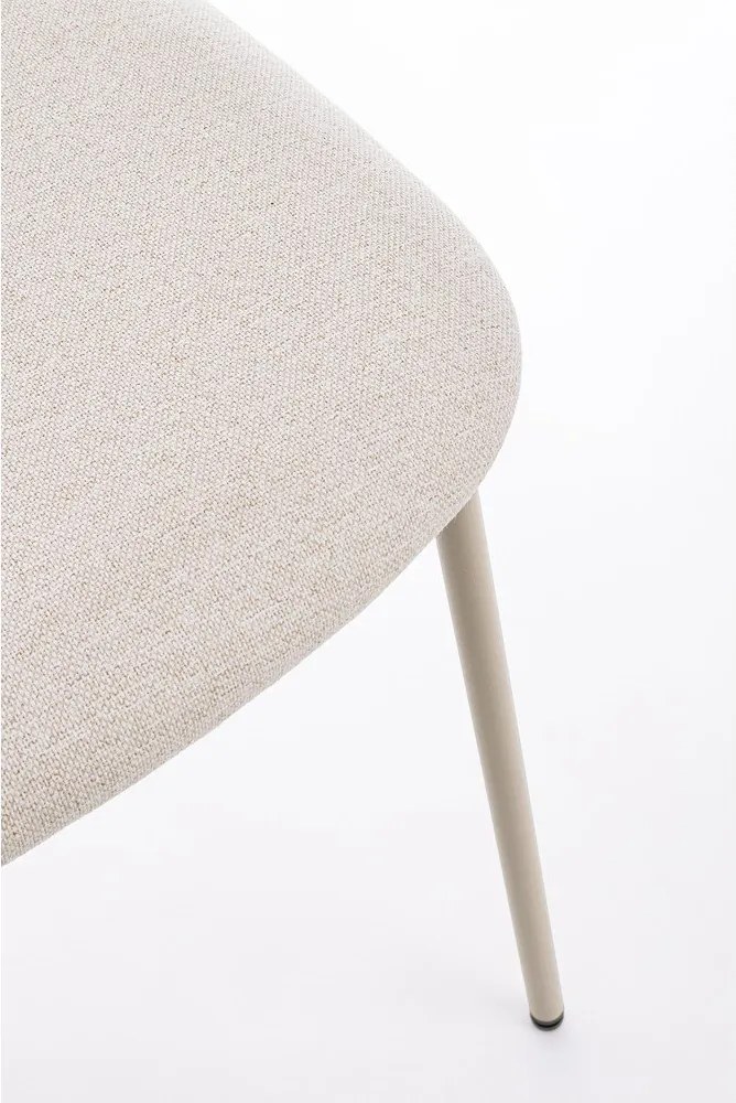 Szarobrązowe tapicerowane krzesło Inka – Yes Everyday