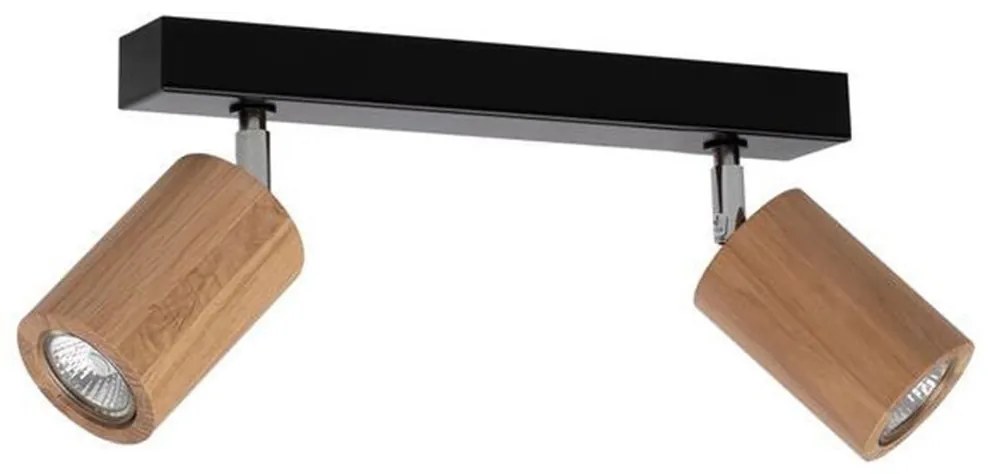 Spot-Light 3912174 - LED sufitowa oprawa punktowa MATTI 2xGU10/5W/230V dąb