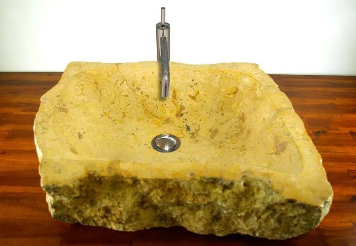 Umywalka nablatowa z naturalnego kamienia SAVONA