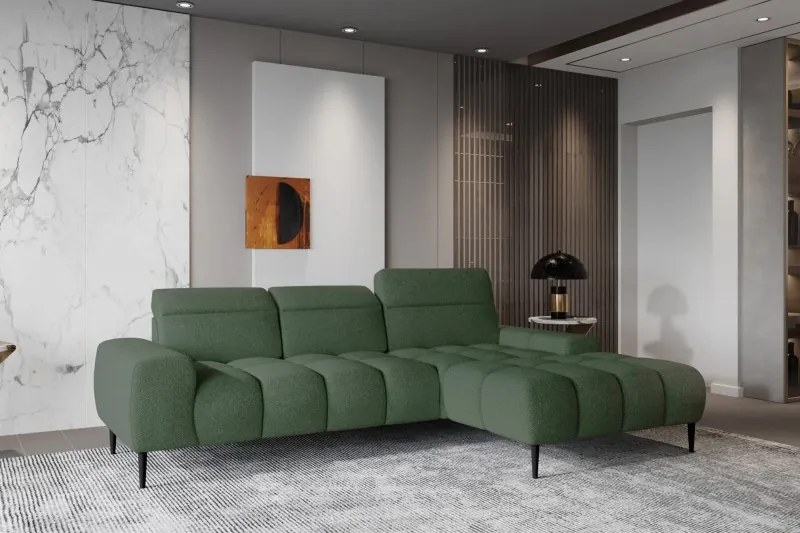 Narożnik GIANO S układ L z elektryczną regulacją siedziska WERSAL